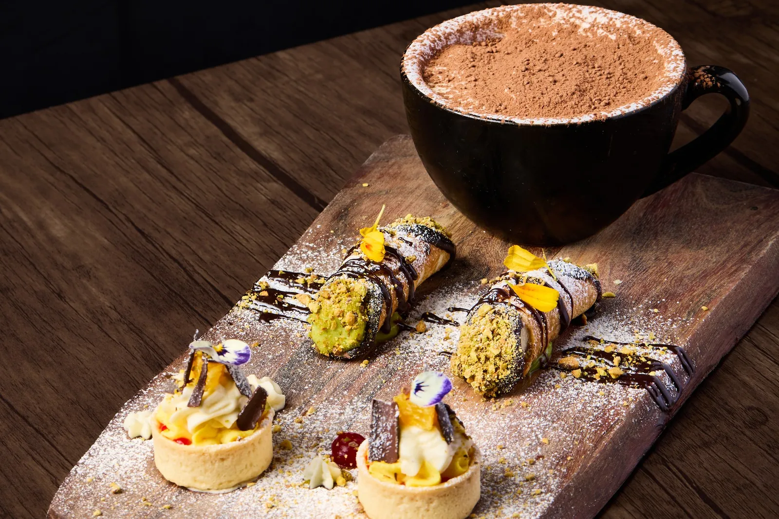 A board of dolci for the table