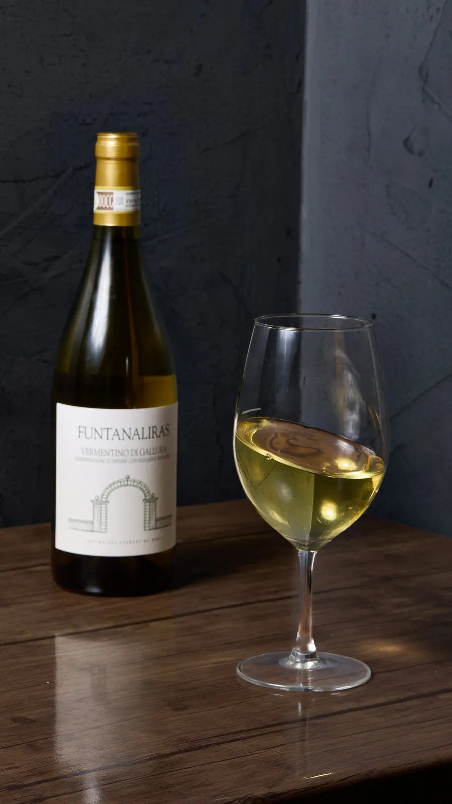 A white poured by the glass